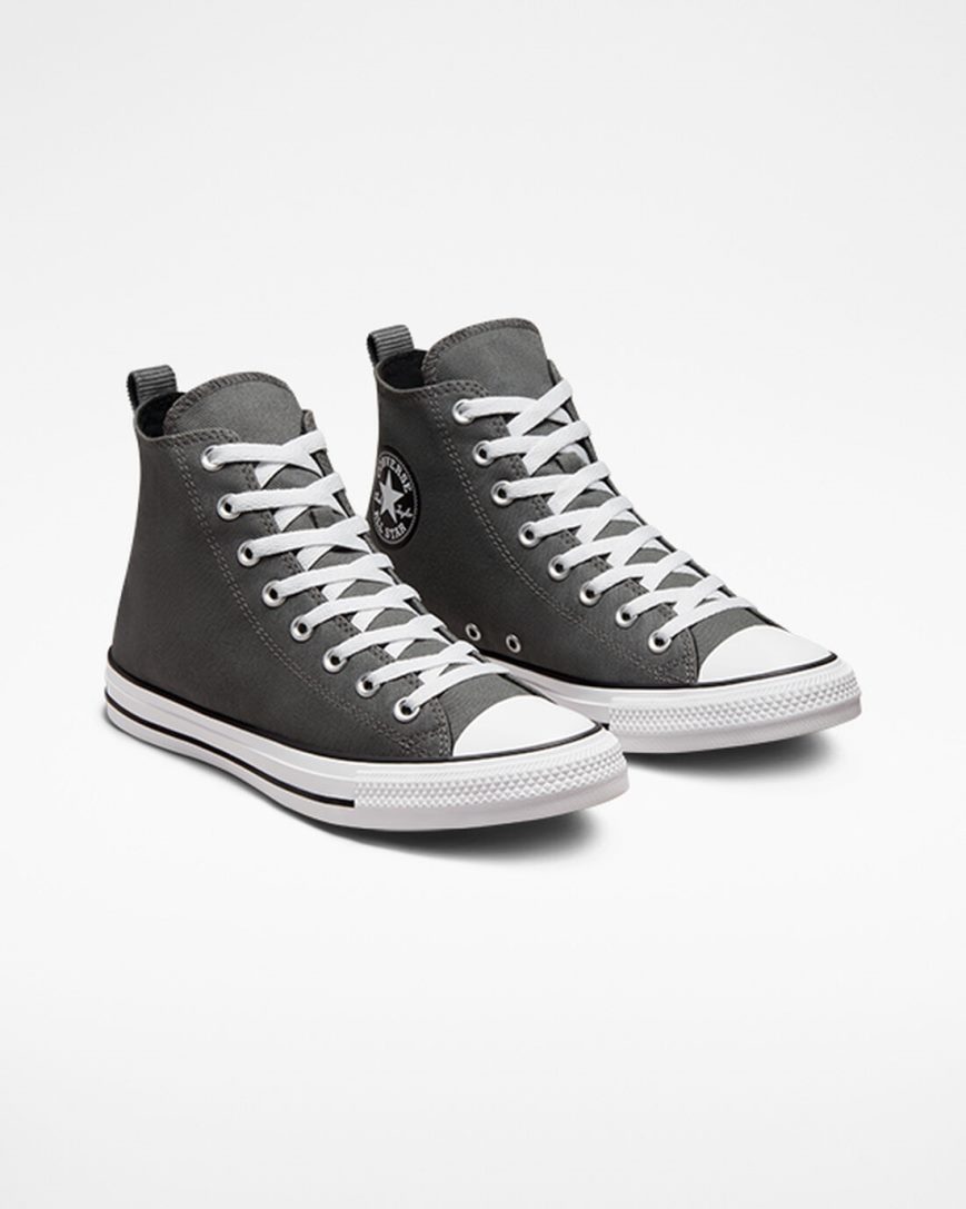 Women's Converse Chuck Taylor All Star Workwear High Top Shoes Grey / Black | AU 13864U
